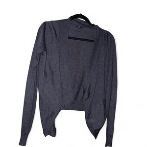 Gap Grey Open Front Cardigan Size M